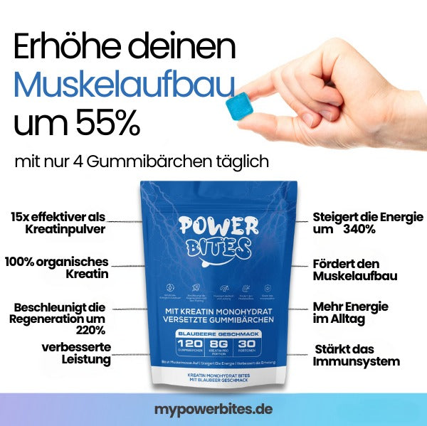 Power Bites - creatine gummibeertjes