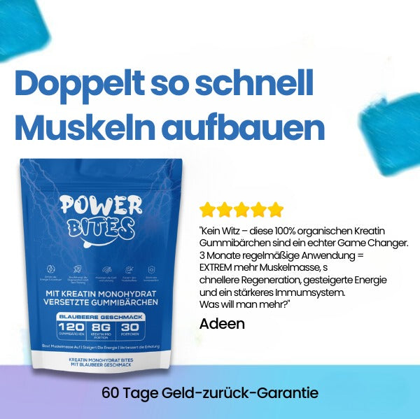 Power Bites - creatine gummibeertjes
